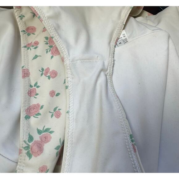 Reformation Eliza One Piece White Floral Swimsuit M EUC Romantic Cottagecore - Picture 9 of 14